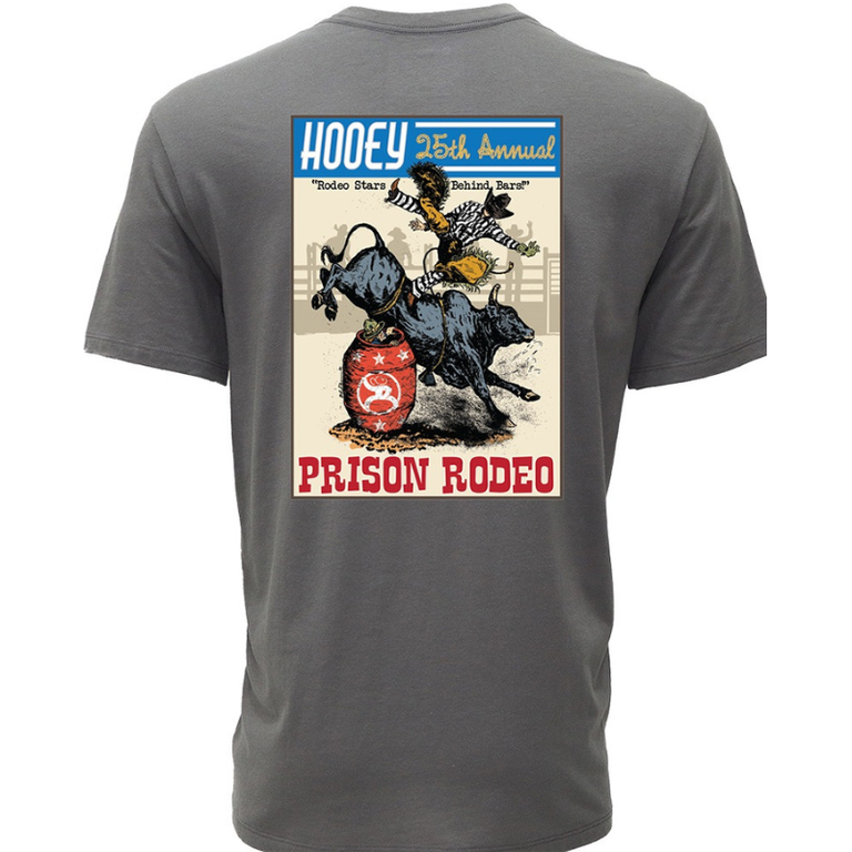 Hooey Hooey Prison Rodeo Tshirt - Steel