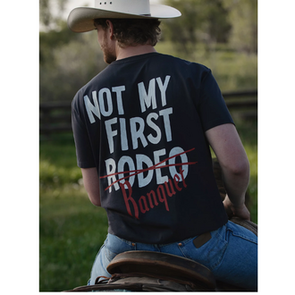 Wrangler Wrangler X Coors Not My First Banquet Tshirt - Black