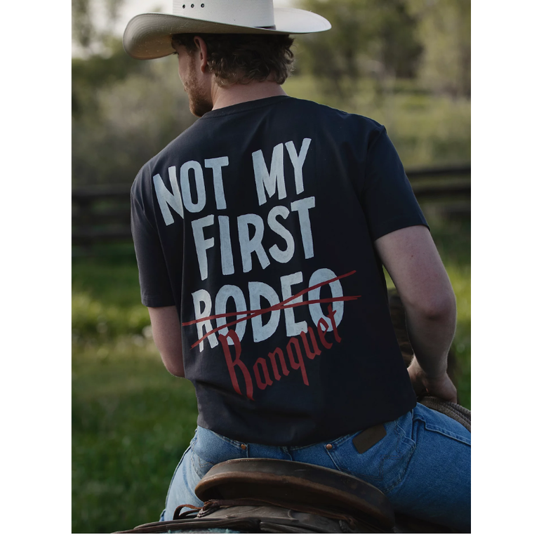 Wrangler Wrangler X Coors Not My First Banquet Tshirt - Black