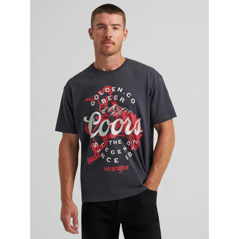 Wrangler Wrangler X Coors Not My First Banquet Tshirt - Black