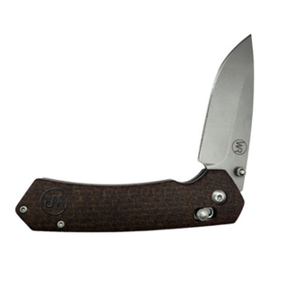 Whiskey Bent Whiskey Ranch Burlap Canvas Catch Pin Lock Bobbit Knife