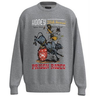 Hooey Hooey Prison Rodeo Crew Sweatshirt - Grey