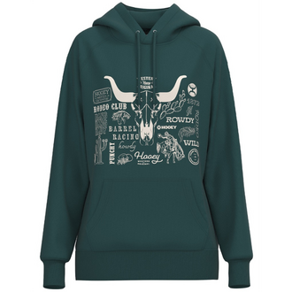Hooey Hooey Round Up Hoodie - Sea Moss Green
