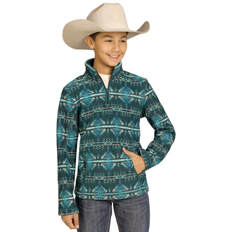 Panhandle Panhandle Textured Aztec Fleece Pullover