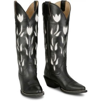 Justin Justin May 15" Western Boot - Black
