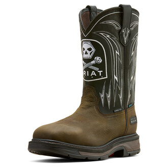 Ariat Ariat WorkHog XT Bolt Skull H2O Carbon Toe Work Boot