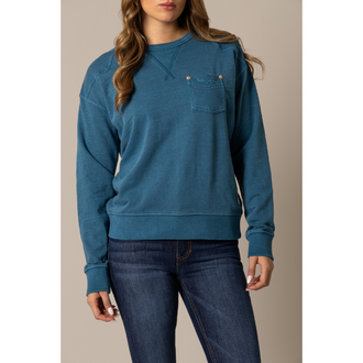 Kimes Kimes Ranch Gina Sweatshirt - Mid Blue