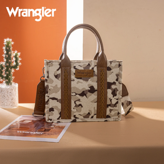 Wrangler Wrangler Camo Print Concealed Carry Tote - Brown