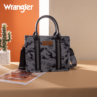 Wrangler Wrangler Camo Print Concealed Carry Tote - Black