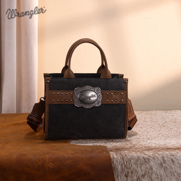 Wrangler Wrangler Buckle Tote - Black