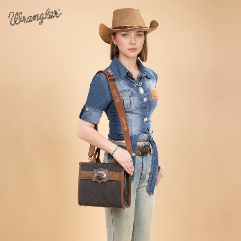 Wrangler Wrangler Buckle Tote - Black