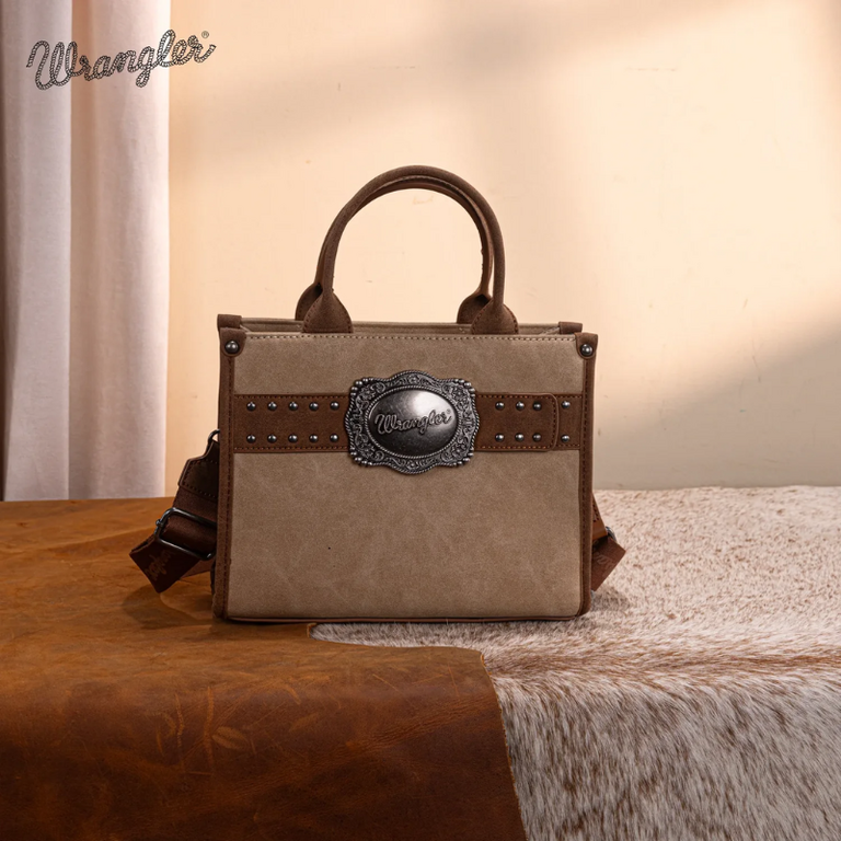 Wrangler Wrangler Buckle Tote - Tan