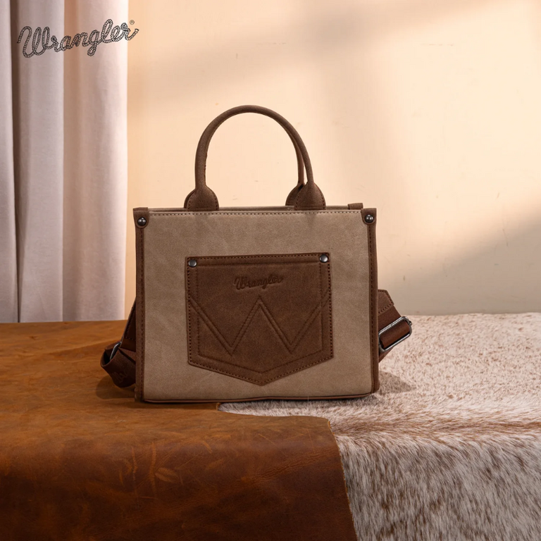 Wrangler Wrangler Buckle Tote - Tan