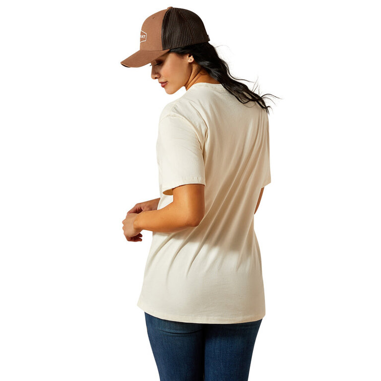 Ariat Ariat Retro Block Poster S/S Tshirt - White