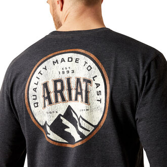 Ariat Ariat Circle A L/S Tshirt - Charcoal