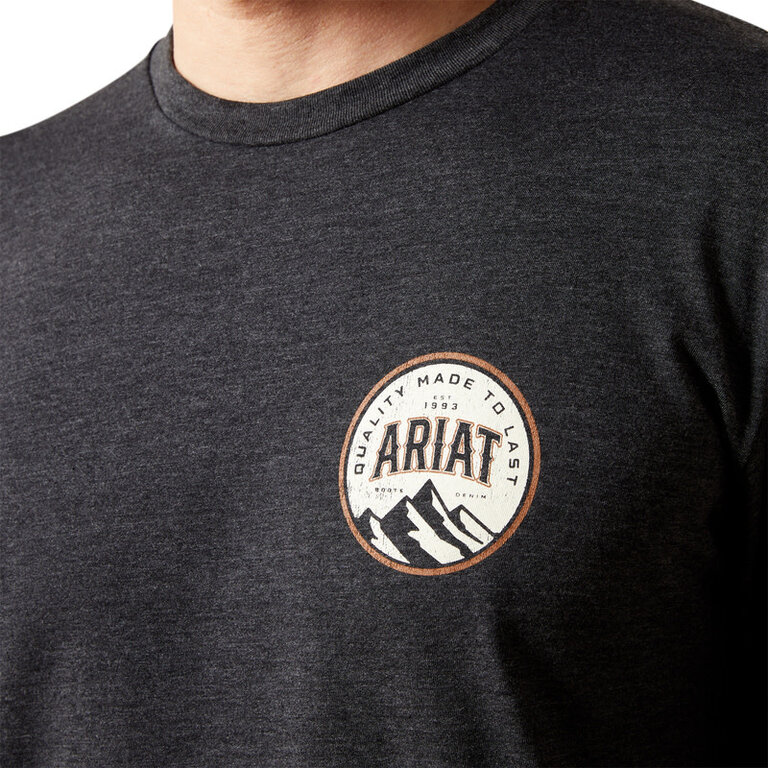 Ariat Ariat Circle A L/S Tshirt - Charcoal