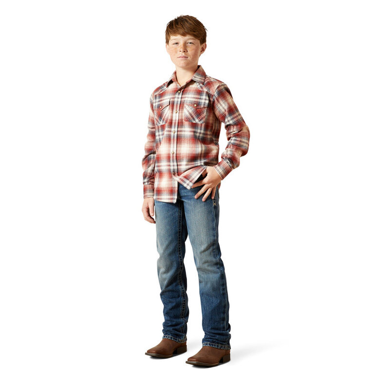 Ariat Ariat Harper Retro Snap L/S Shirt - Rust