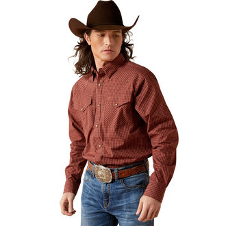 Ariat Ariat Pro Fabian Fitted Snap L/S Shirt - Red