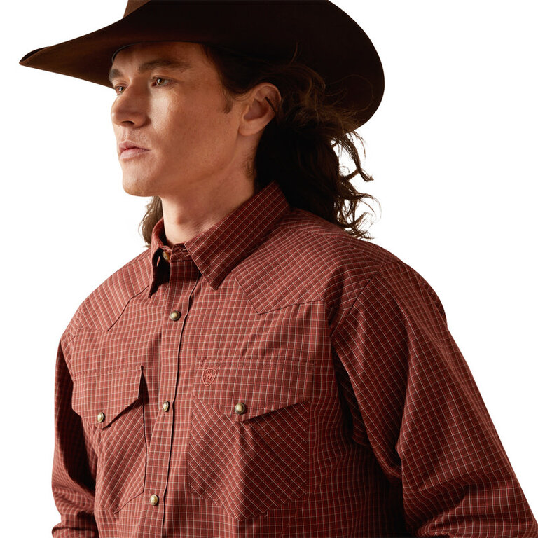 Ariat Ariat Pro Fabian Fitted Snap L/S Shirt - Red