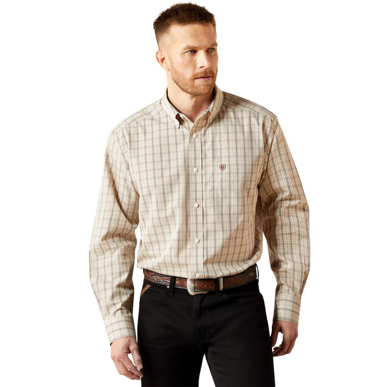 Ariat Ariat Wrinkle Free Alam Classic Fit L/S Shirt - Cream