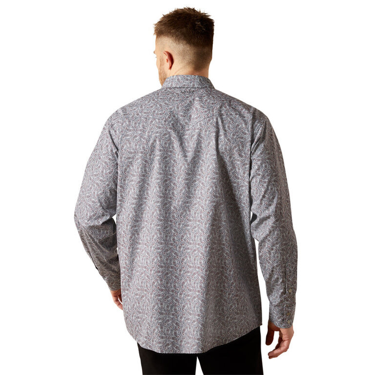 Ariat Ariat Wrinkle Free Josiah Snap L/S Shirt - Grey