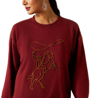 Ariat Ariat Lasso Sweatshirt - Cabernet