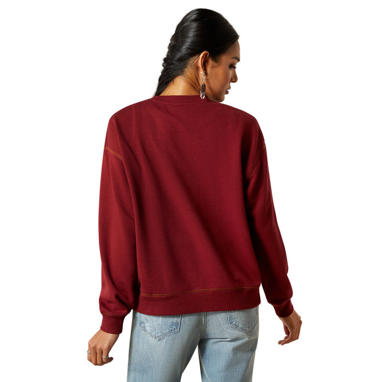 Ariat Ariat Lasso Sweatshirt - Cabernet