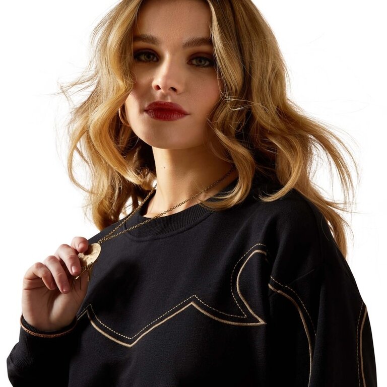 Ariat Ariat Hickory Sweatshirt - Black