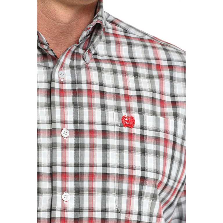 Cinch Cinch L/S Shirt - Plaid Red