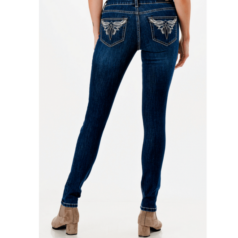 Grace in LA Grace In LA Wing Pocket Mid Rise Bootcut Jeans