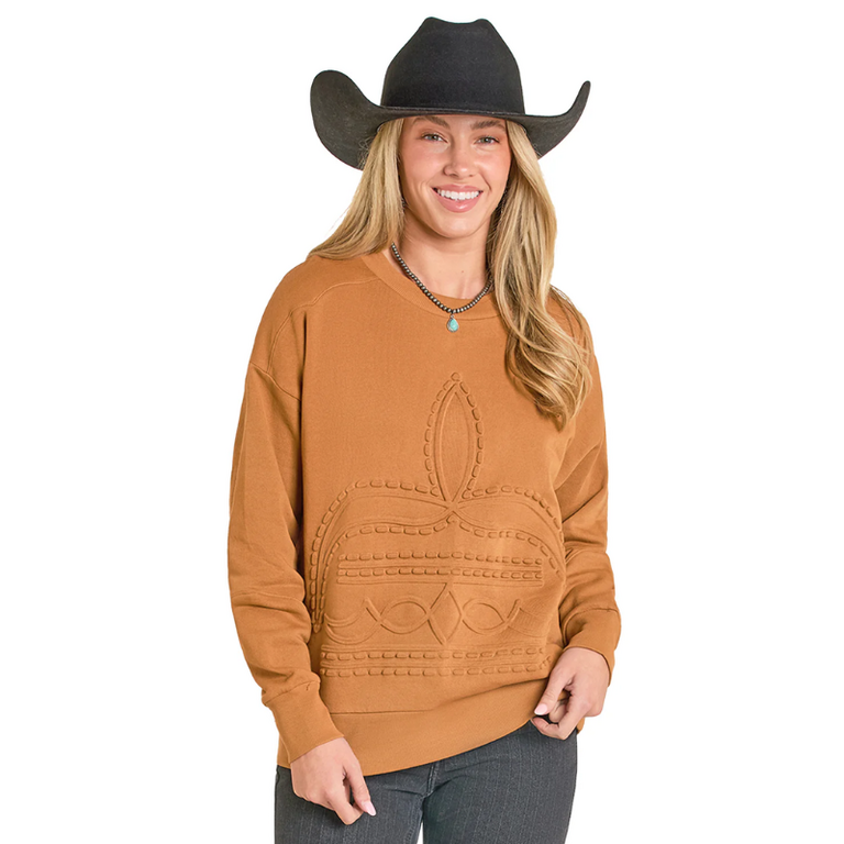 Panhandle Boot Stitch Sweater