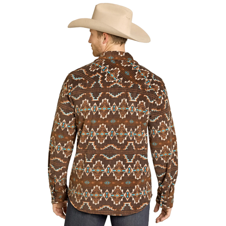 Rock and Roll Rock And Roll Plaid Fleece Shacket