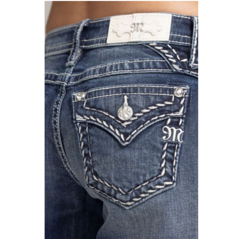 Miss Me Miss Me Mid Rise Wide Leg Jeans