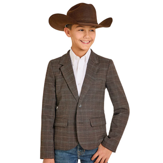 Rock and Roll Rock And Roll Plaid Sport Coat - Youth