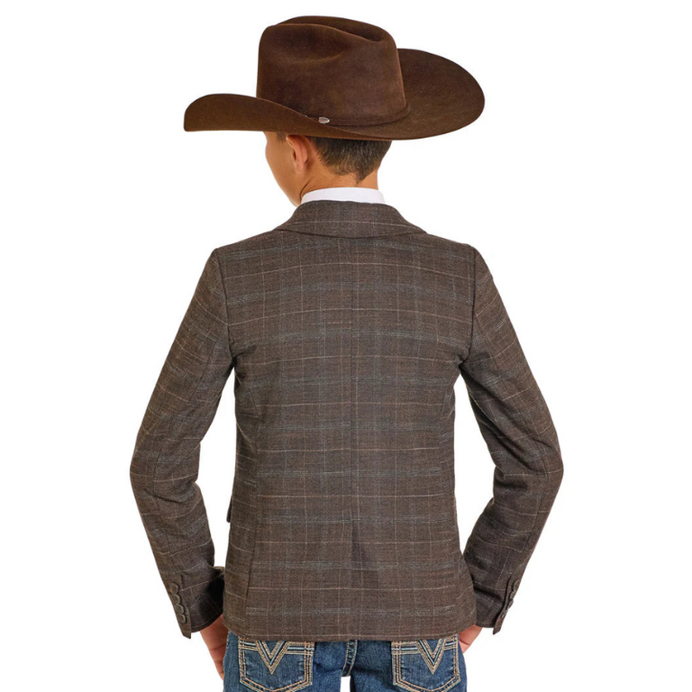 Rock and Roll Rock And Roll Plaid Sport Coat - Youth