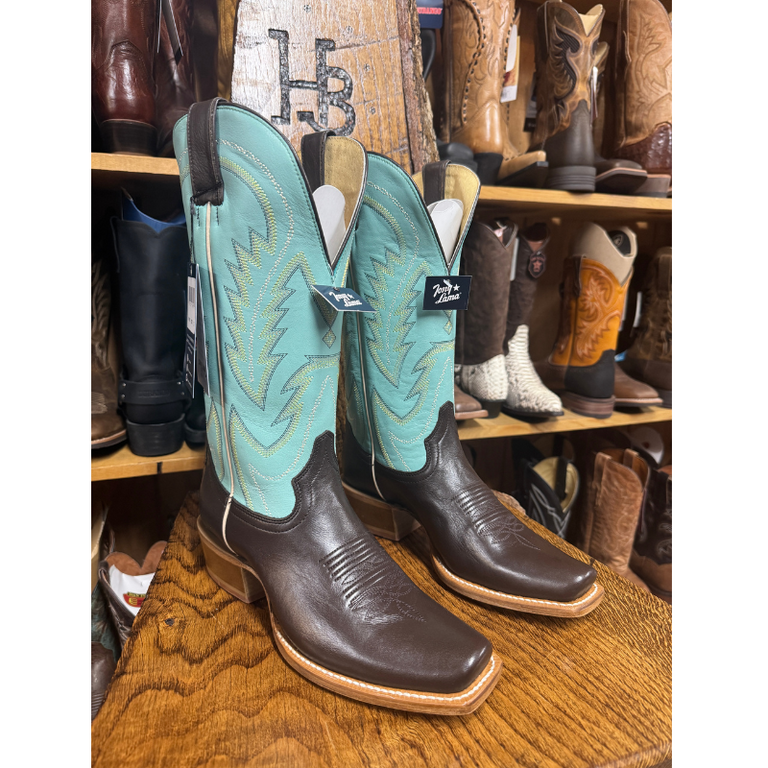 Tony Lama Tony Lama Beau Chocolate Cowhide Western Boot