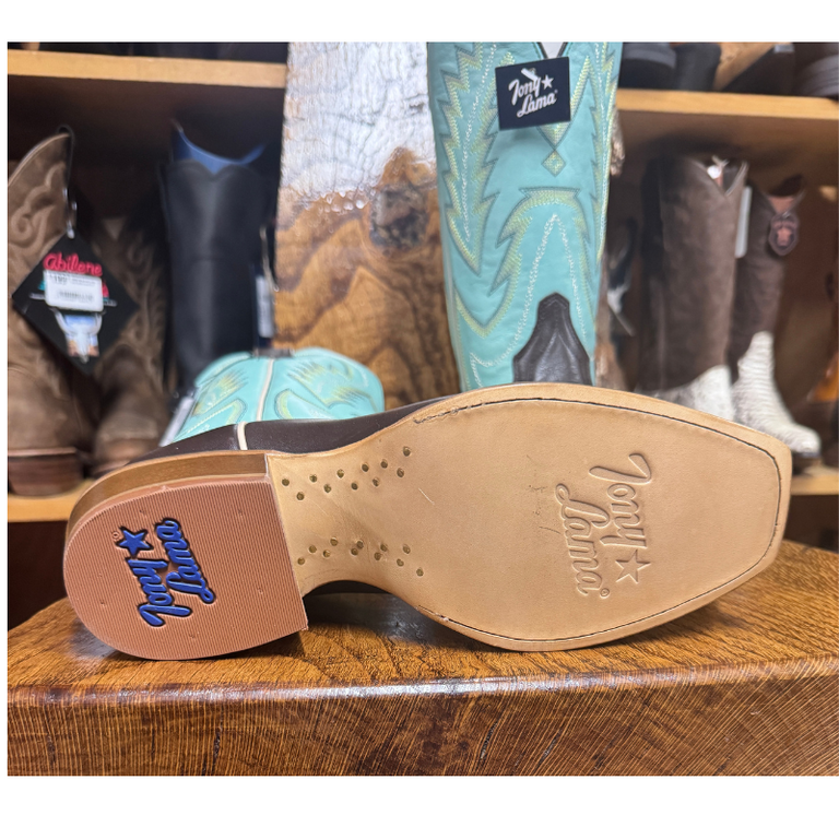 Tony Lama Tony Lama Beau Chocolate Cowhide Western Boot