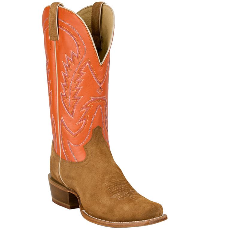 Tony Lama Tony Lama Jax Chestnut Suede Western Boot