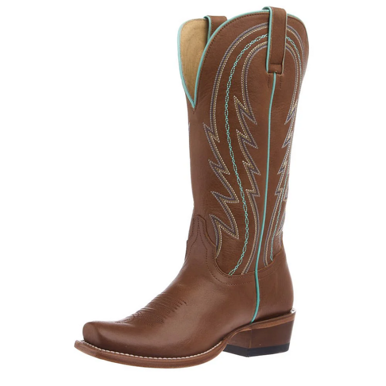 Tony Lama Tony Lama Hallie Tawny Cowhide 13" Western Boot - Brown