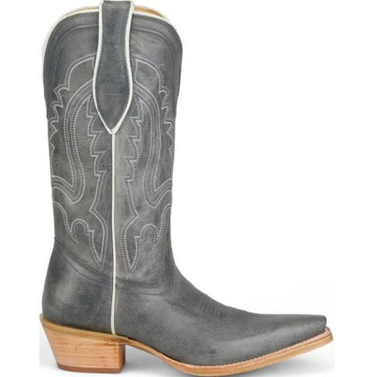 Tony Lama Tony Lama Val Goat Western Boot - Graphite