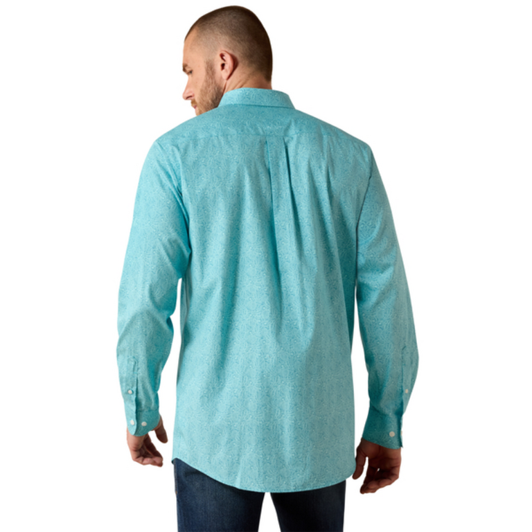 Ariat Ariat Wrinkle Free Cormac Fitted L/S Shirt - Larkspur Paisley