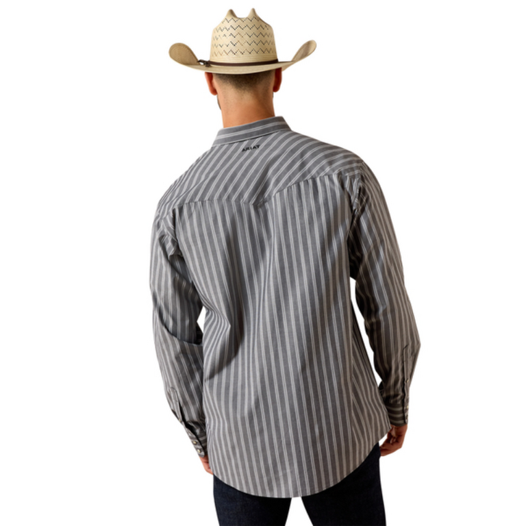 Ariat Ariat Pro Theron L/S Snap Shirt - Grey Stripe