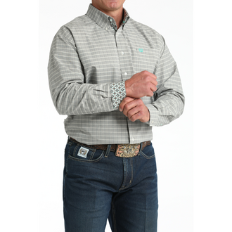 Cinch Cinch Plaid L/S Shirt - Grey