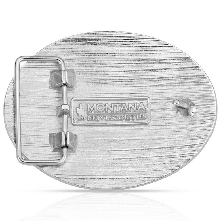 Montana Silversmiths Attitude By Montana Silversmiths Hunters Stars & Stripes Buckle