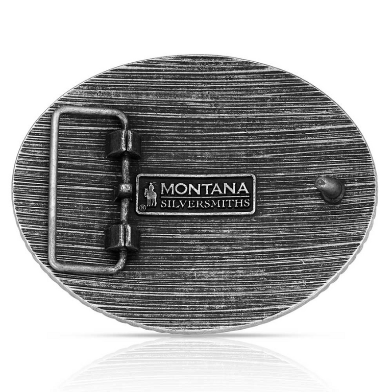 Montana Silversmiths Attitude By Montana Silversmiths Two Tone Stockyard Buckle