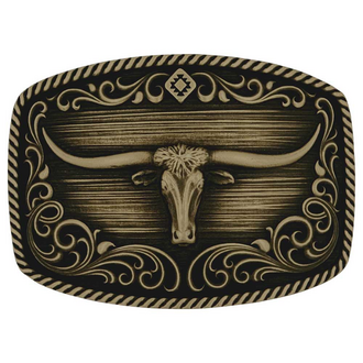 Montana Silversmiths Attitude By Montana Silversmiths Longhorn Heritage Buckle