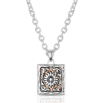 Montana Silversmiths Montana Silversmiths Ranch House Floral Necklace