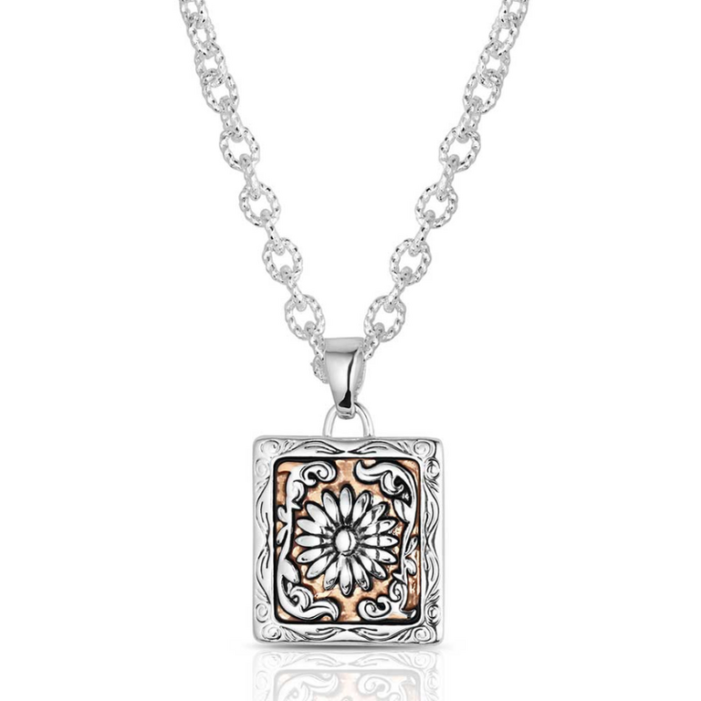 Montana Silversmiths Montana Silversmiths Ranch House Floral Necklace