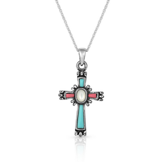 Montana Silversmiths Montana Silversmiths Faith Beaming Cross Necklace
