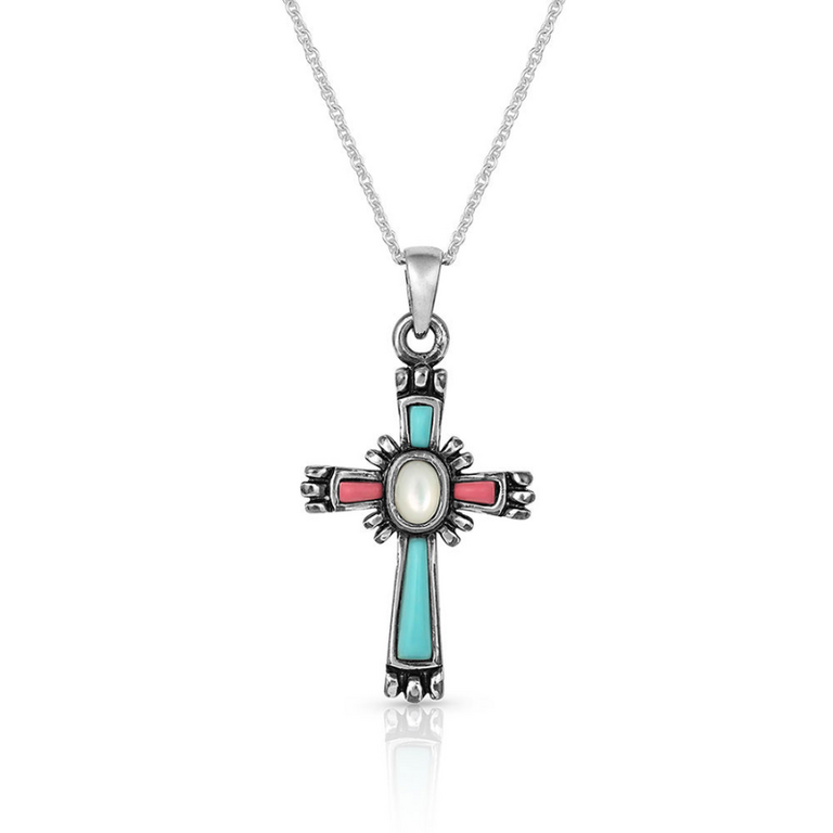 Montana Silversmiths Montana Silversmiths Faith Beaming Cross Necklace